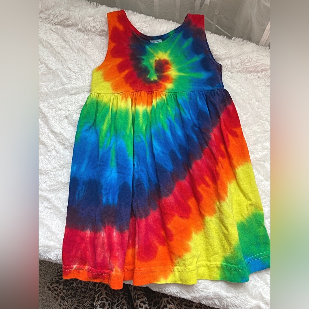 12 months toddler tye dye dress